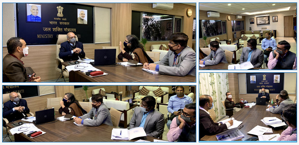 The 3rd National Level Steering Committee meeting of the National Hydrology Project was conducted at Shram Shakti Bhawan on 19th February 2021 under the chairmanship of Shri Pankaj Kumar, Secretary, DoWR.