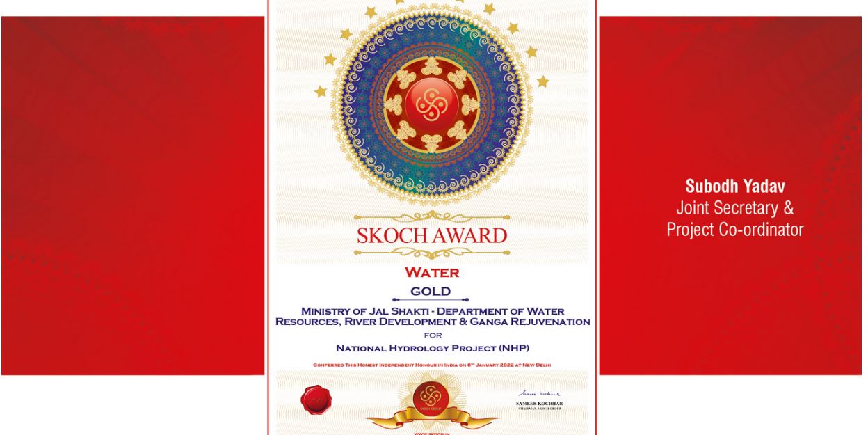 NHP received SKOCH Award in Gold Category (during 78 SKOCH summit- State Governance on 6, Jan, 2022)